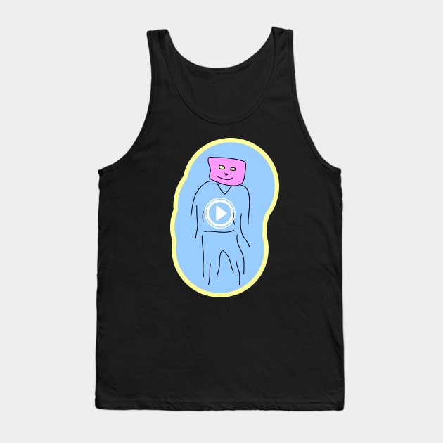 Turn me on. Play me! Tank Top by Rabarbar